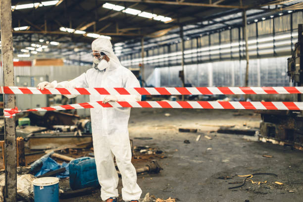 Professional Infectious Disease Decontamination technician working in Aberdeen, WA